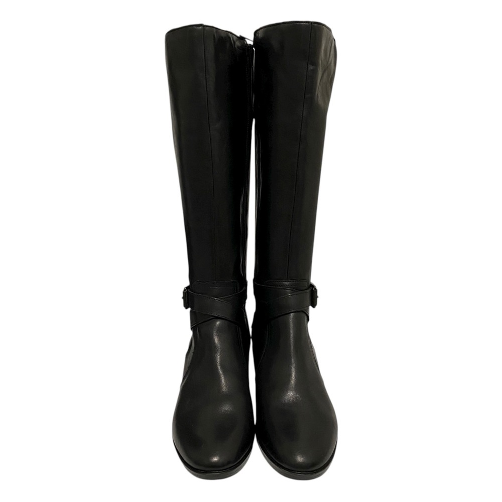 Naturalizer Solid Black Leather Boots - image 1